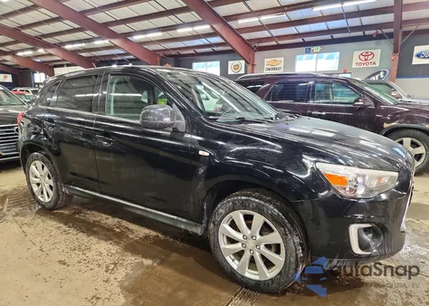 2015 Mitsubishi Outlander Sport Se from USA, damaged, VIN 4A4AR4AU3FE023568